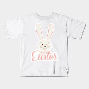 Cute Bunny Ears Happy Easter Egg Hunt Abstract For Girl Kids T-Shirt